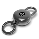 Keychain Digital Scale Compact Metal Design with Watch and LCD Display