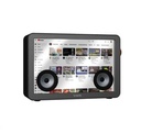 جهاز Taktik Sound Box بتقنية البلوتوث وشاشة أندرويد مقاس 19 بوصة وميكروفونين |TT-SB-BK|