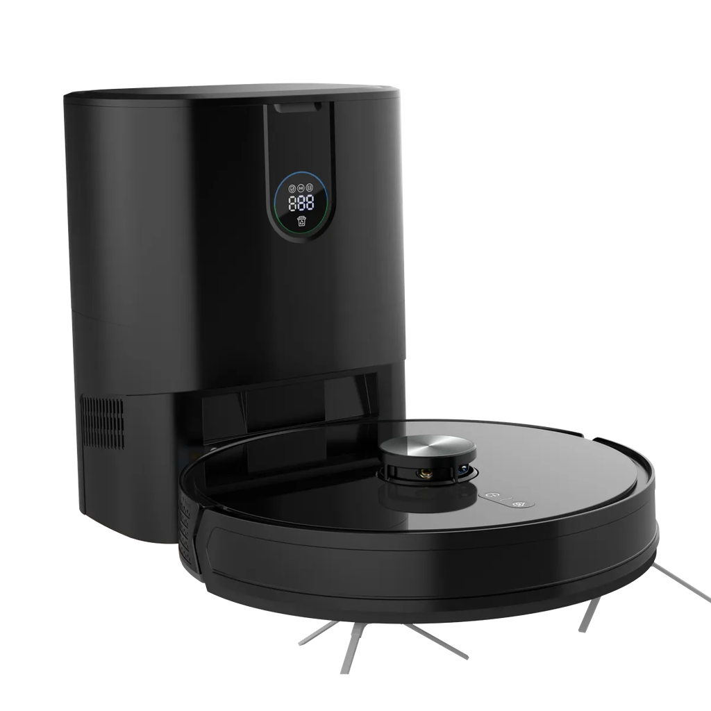Powerology Smart Station Robot Vacuum & Mop 180 Min Working time 4000Pa Suction Auto Disposal ToF Lidar Positioning |PP059||PPBCHA59|