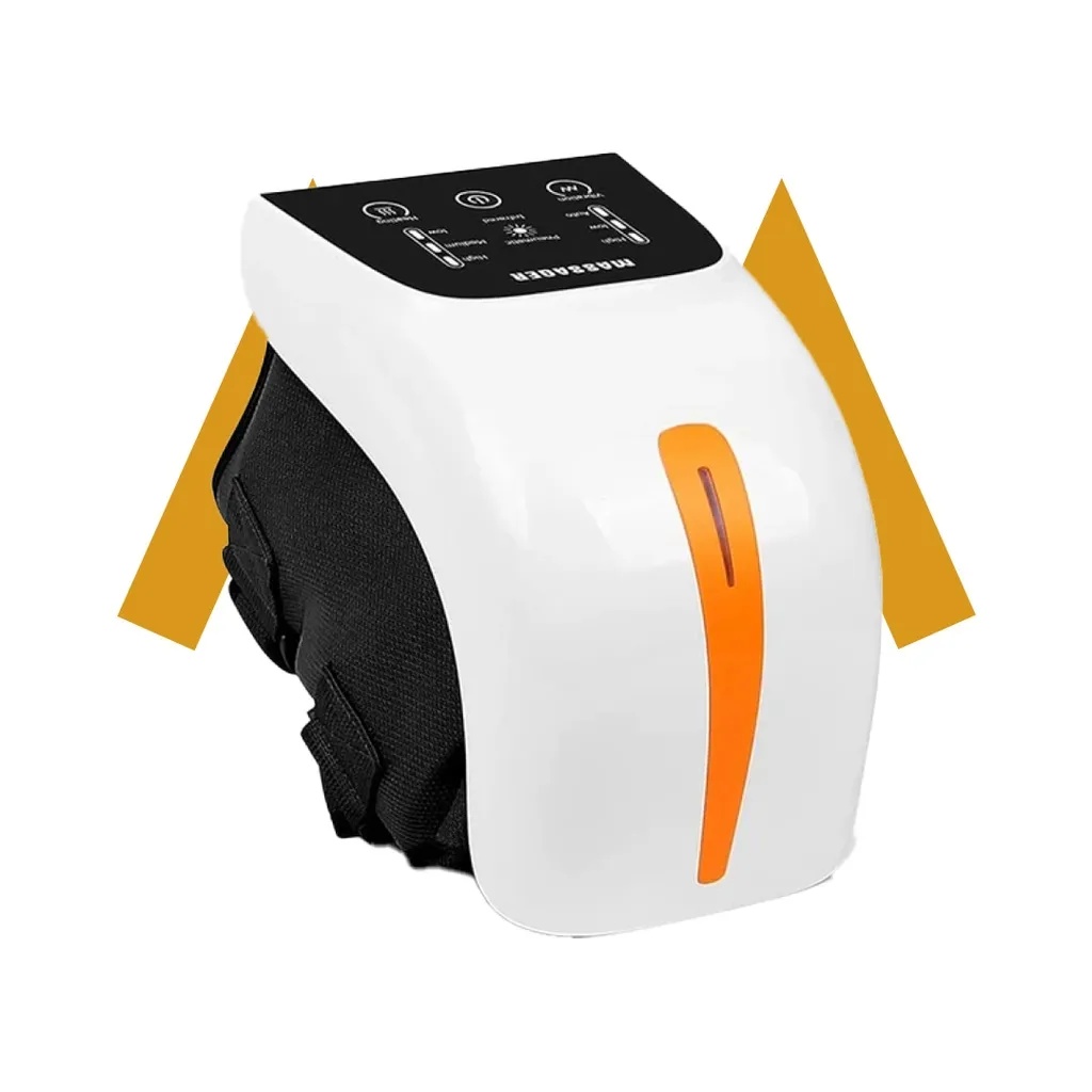 7MD Knee Massager 3000mAh Battery with Soothing Heat Red Light Therapy & Deep Vibration Relief