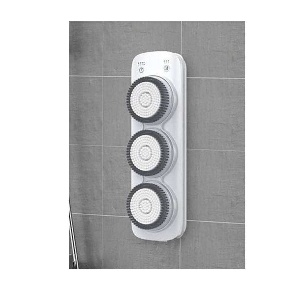 AI Smart Wall Mounted Smart Bath Machine Waterproof Electric Shower Brush for Deep Cleansing & Massage