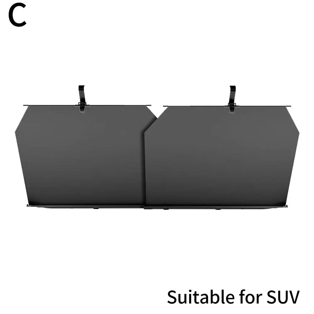 Full Coverage Car Automatic Retractable Shade Curtain UV Blocking & Adjustable Windshield Protector