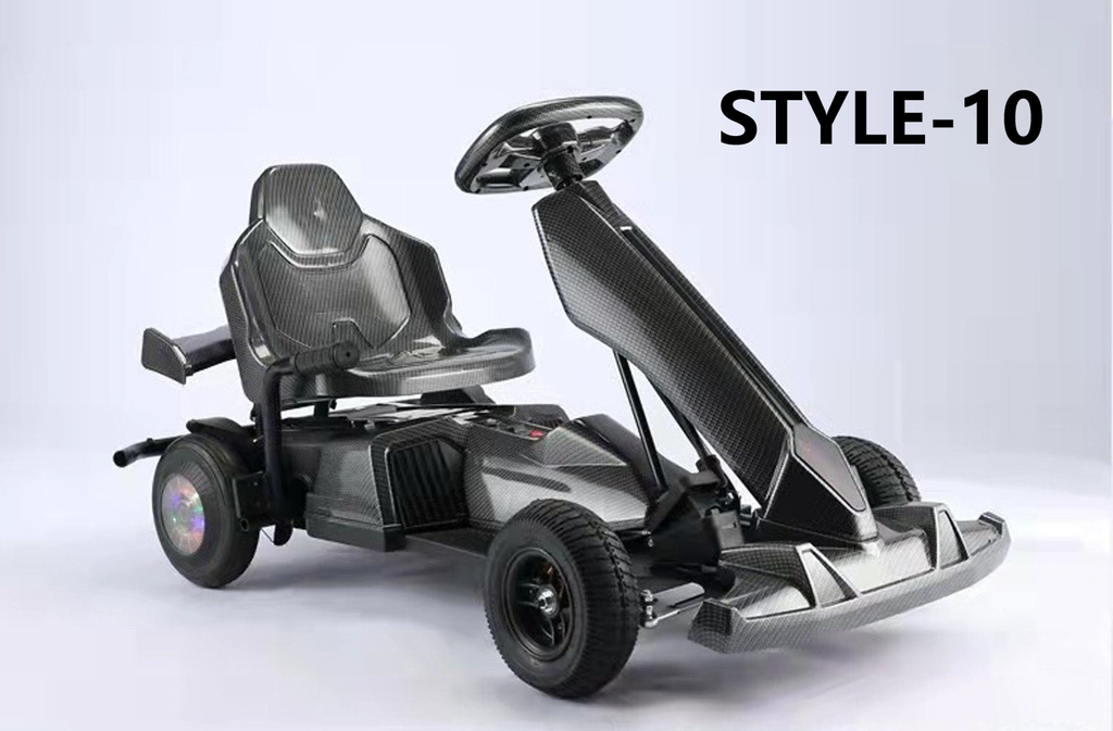 Four Wheel Electric Drift Scooter For Kids  LED Lights  Bluetooth Speaker  Handbrake  3 Speeds | K9 |