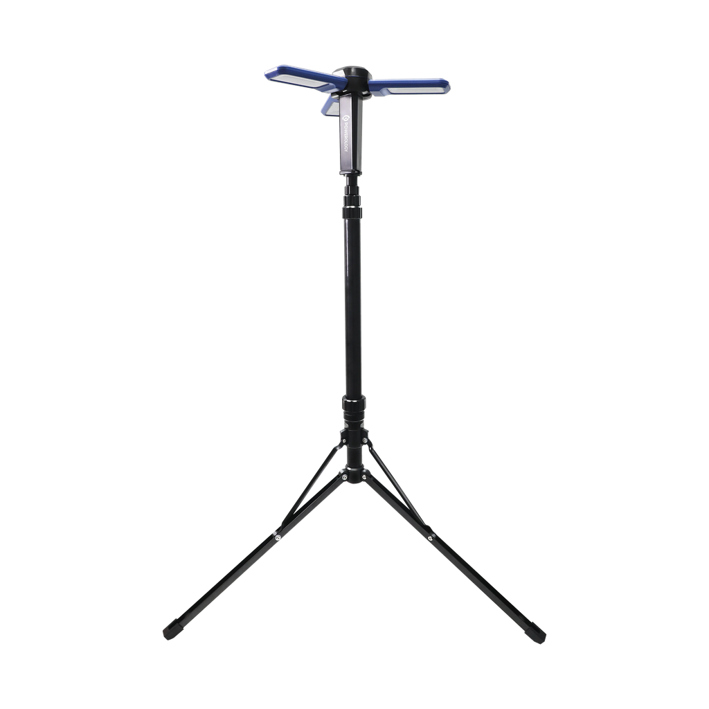Powerology 2600mAh Camping Light with Tripod Stand 4 Modes Magnetic Head IPX4 Waterproof and Solar Charging |PWCSFTLDL|