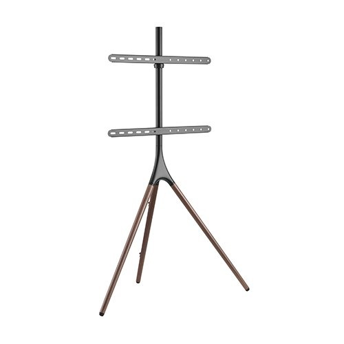 Height Adjustable Sleek Easel Design Tripod Floor TV Stand for 45"- 65" LCD LED Plasma Screens