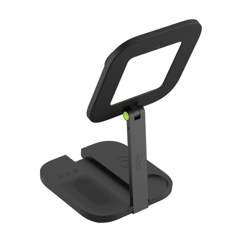 Goui VON Multifunctional Mirror with Wireless Charger Bluetooth Speaker LED Lamp 10,000mAh Power Bank |G-MIRRORPD-K|