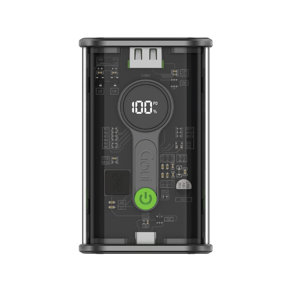 Goui Nano Pro Power Bank 10,000mAh 22.5W Max Fast Charging with Digital LED Display |G-TPB10PRO-T|