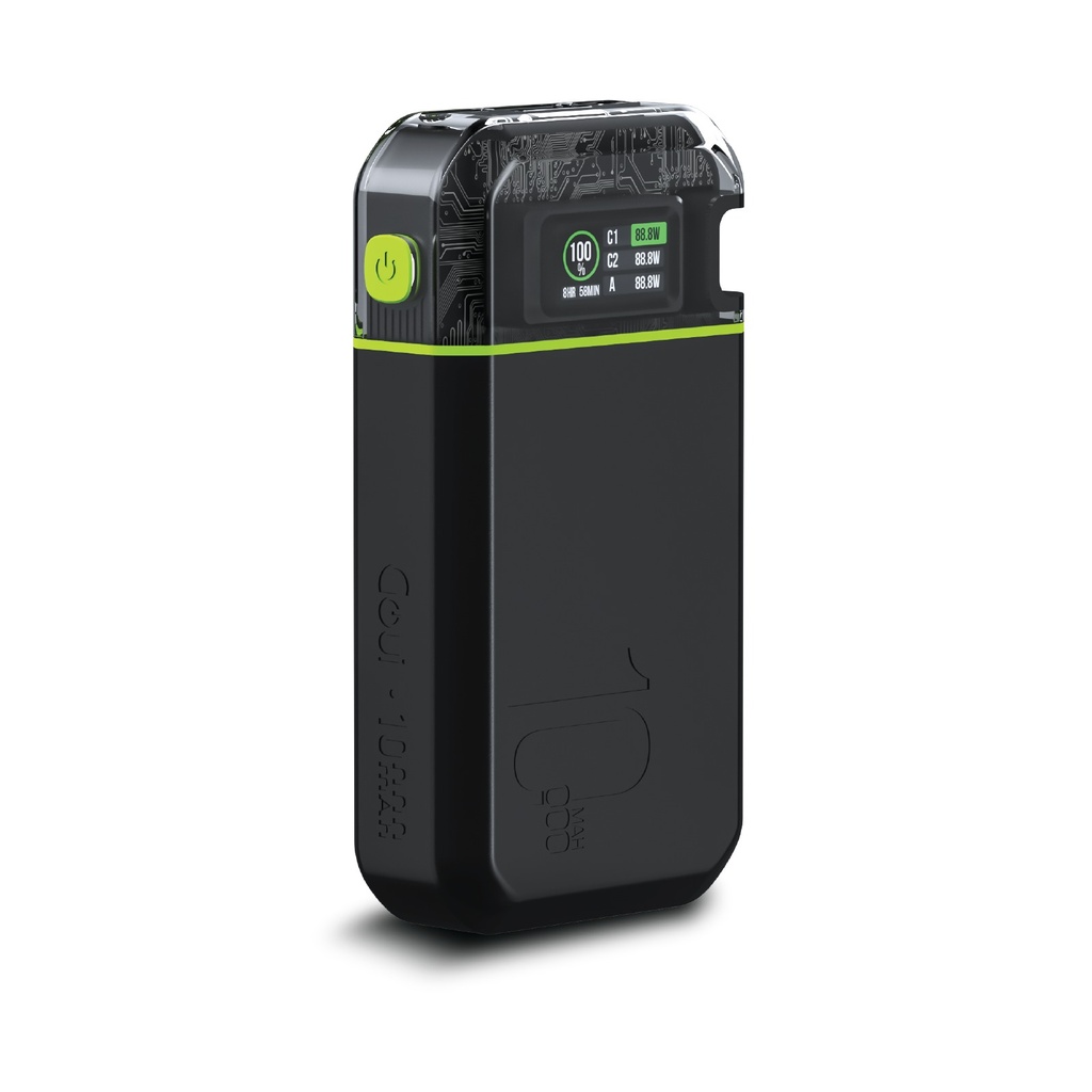 Goui Beast Travel Friendly Super Fast Portable 35W Charger and 10000mAh Power Bank |G-PBTDS10 -TK|