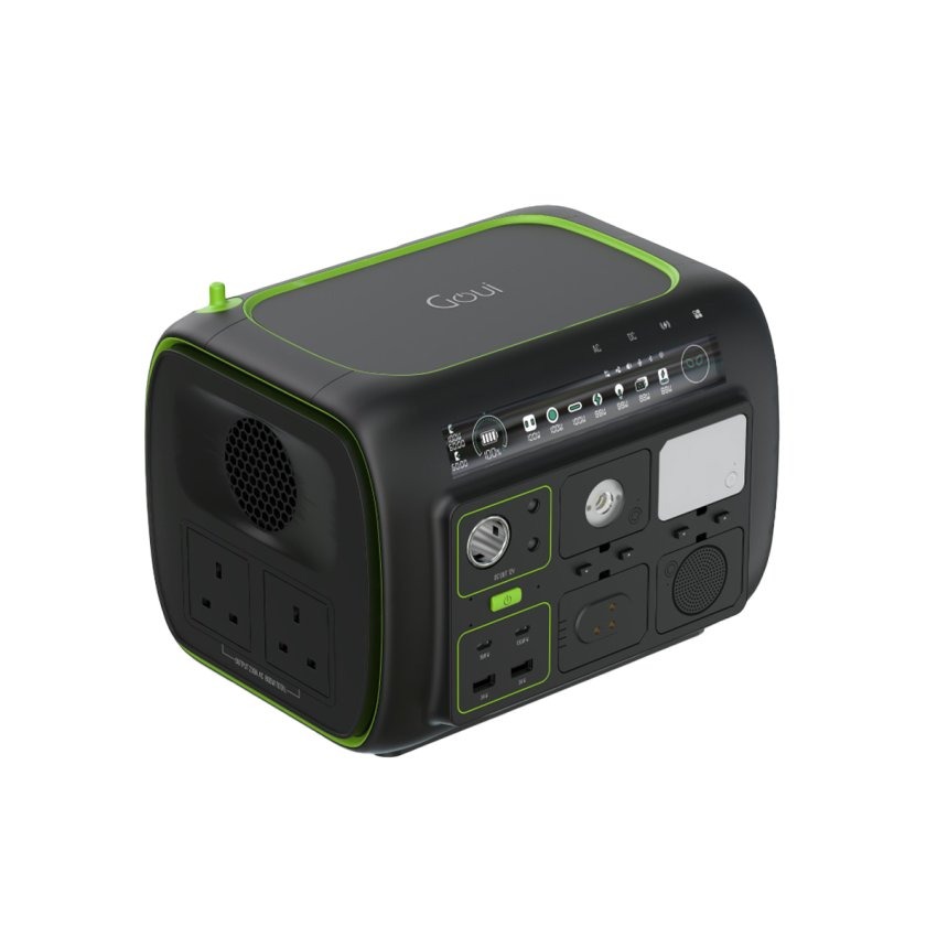 Goui Beast 800W Smartest Portable Power Station Advanced 512WH LiFePO4 Power Source with Voice Control & Smart Tech |G-PB800-K|