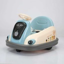 Mommy & Me Kids Electric Bumper Car By 7MD Powerful Dual Motors Single Seat Design and LED Headlights