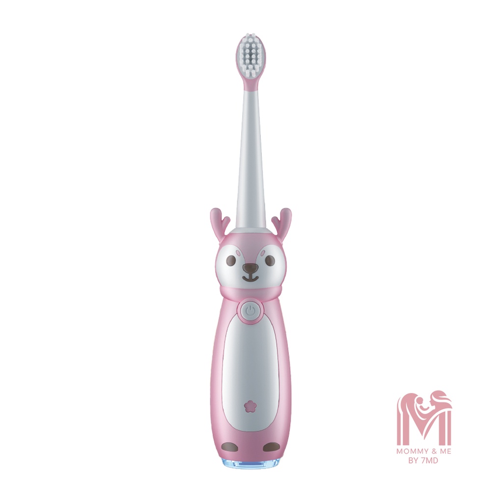 Mommy & Me Electric Sonic Toothbrush by 7MD 3 Speed Mode 31000 Vibrations/Minute IPX7 Waterproof Design |7MD-807A|