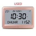 USED 7MD Azan Clock With Prayer & Azan Reminders, Temperature Display