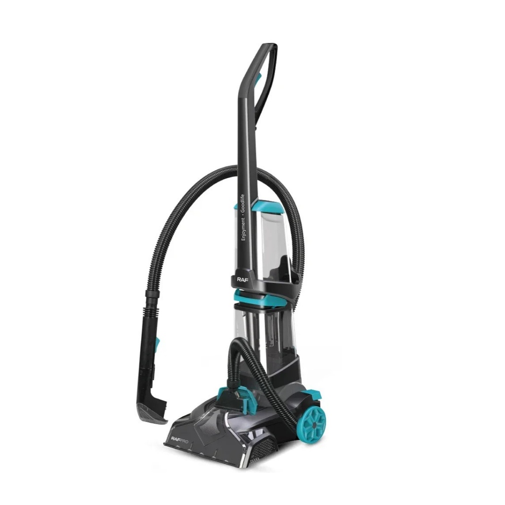 RAF 2 in 1 Carpet Cleaner & Sweeper Multi-Surface Cleaning LED Lights 1200W Power 2.1L Tank 200AW Suction |R.8671|