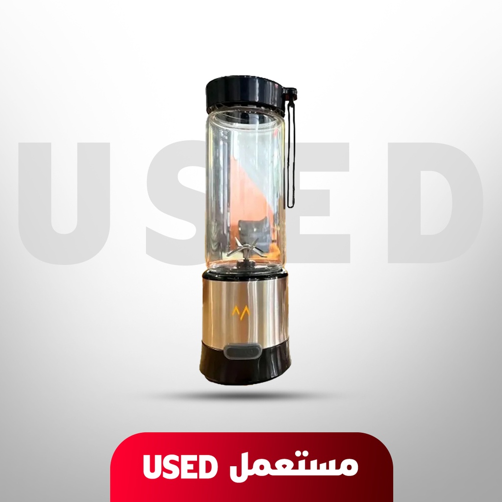 🚨 مستعمل 🚨  تورنيدو | خلاط محمول قابل للشحن من حمد ستور لصنع العصائر | GN-A02 | 🚨 غير خاضع للضمان 🚨