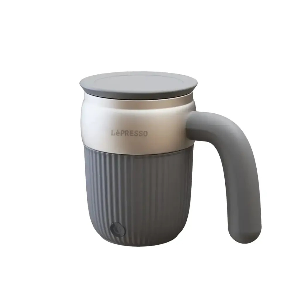 LePresso Auto Stirring Mug 450ML Capacity Magnetic Rotor Auto Off Rechargeable Durable Stainless Steel |LP026||LPCFFM0026|
