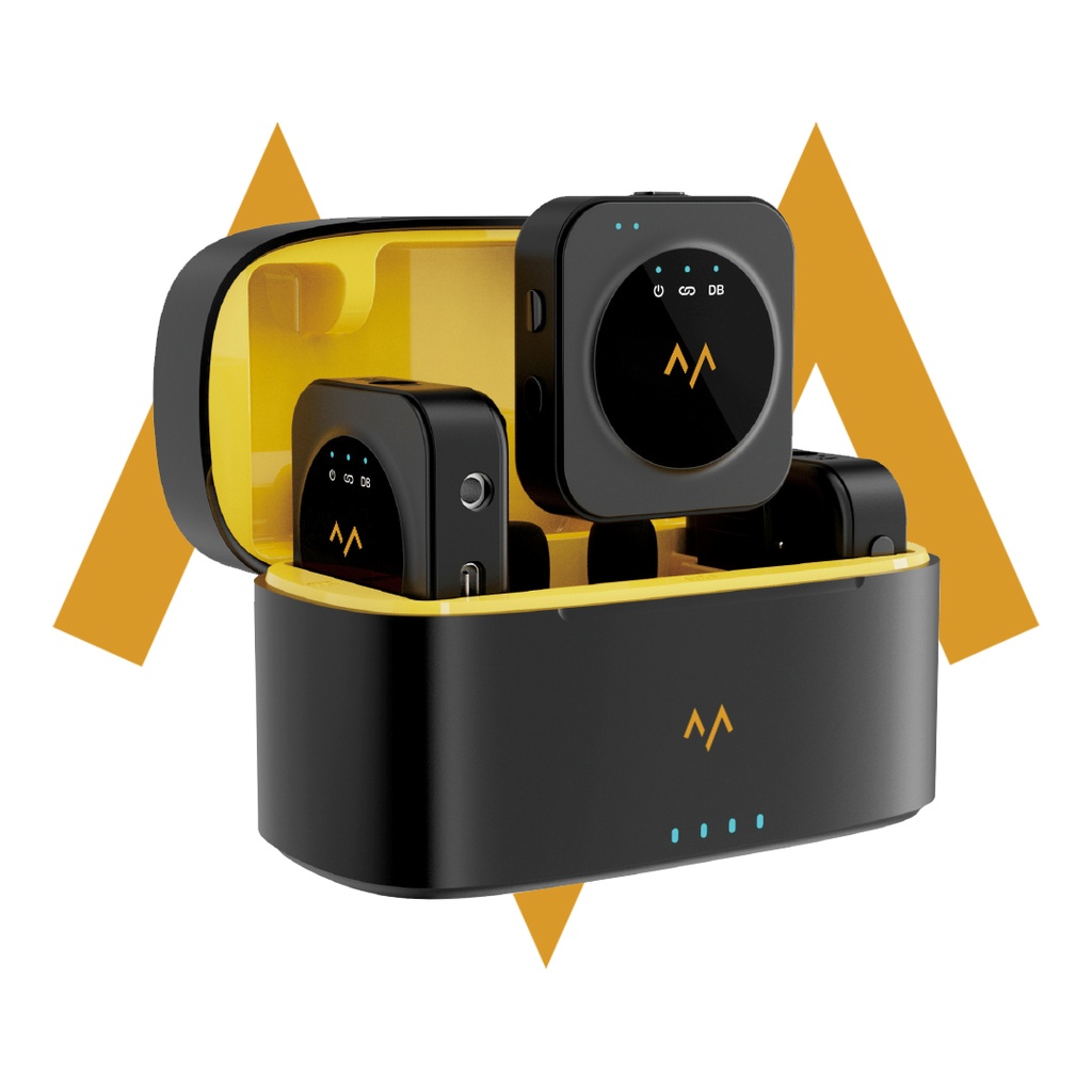 للمؤثرين: ميكروفون لاسلكي 7MD بتقنية Plug & Play لتقليل الضوضاء ومدى 250 مترًا مع شحن Type-C للعروض الحية والتدوين والمقابلات