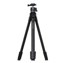 Porodo Ultra Light Aluminum Tripod 360° Rotation Telescopic Design Nano Gel Base Durable & Portable for Cameras |PD-TRPSEFE-BK|