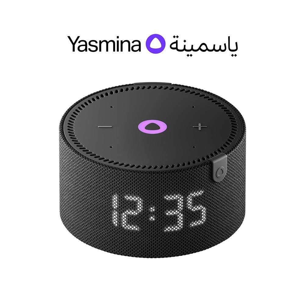 مكبر الصوت الذكي المصغر ياسمينة  مساعد الذكاء الاصطناعي البشري 10 واط قوة صوت 4 ميكروفونات تكامل مع المنزل الذكي توجيه روحي وتقنية التعرف على الصوت، تعمل منتجات ياسمينة فقط بدول الخليج (ما عدا السعودية) وتعمل أيضًا بالأردن |Y-00020|