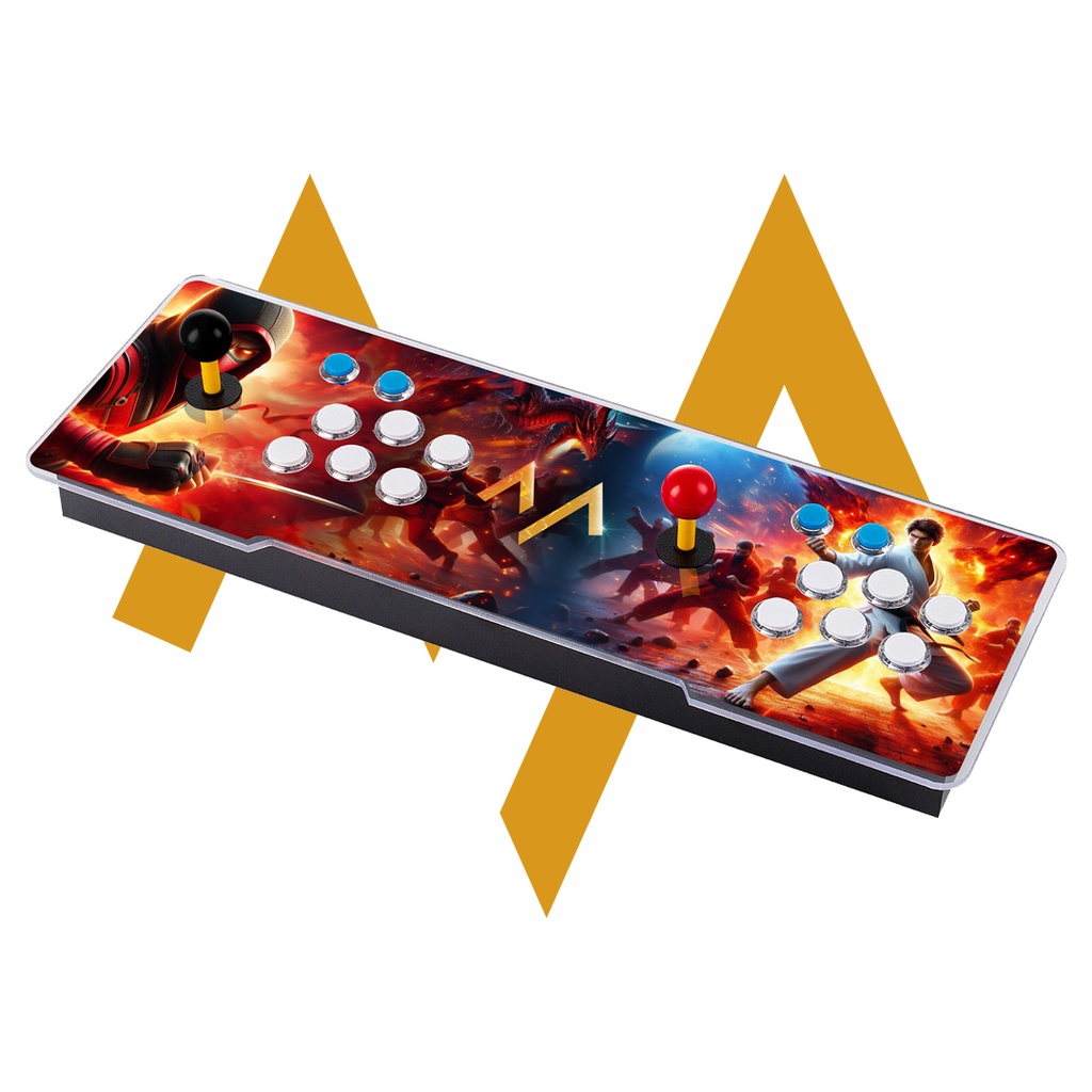 جهاز ألعاب حمد ستور Arcade Box بدقة 4K ومعدل 60 إطار في الثانية مع معالج STM أندرويد 8 نواة وذاكرة عشوائية 4GB DDR4 وسعة تخزين 80GB