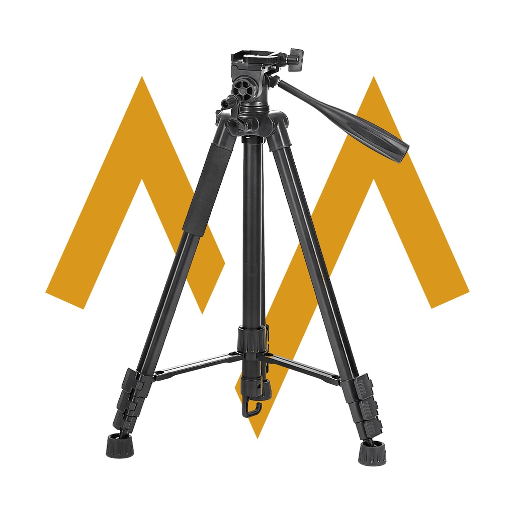 7MD Aluminum Lightweight Multifunction Tripod for Cameras and Phones Adjustable Height Portable Travel Tripod |7MD24101|
