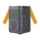 7MD Outdoor Karaoke Power Supply Portable Bluetooth Speaker Flame Retardant Materials Large Capacity Battery OTG HD Digital Live Streaming Tweeter and Woofer |7MD-300|