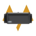 7MD Mini Car Electric Holder with Automatic Clamping Adjustable Aluminum Alloy Arms Wireless Charging 200mAh Battery