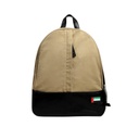 Ghaith & Qalby Etmaan Happiness Backpack Canvas Leather Travel School Backpack With Padded Laptop Pocket Adjustable Straps