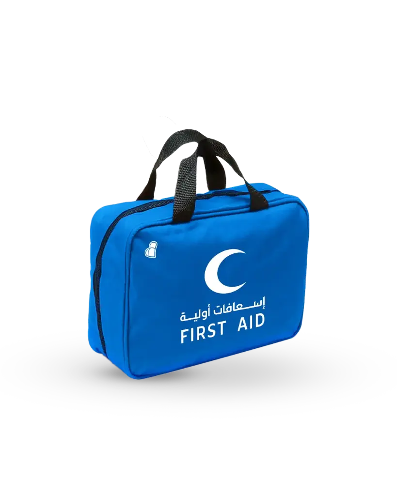 Ghaith and Qalby Etmaan First Aid Kit Emergency Medical Supplies Travel Home Office Safety Pack