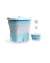 Ghaith and Qalby Etmaan Portable Washing Machine Compact Foldable Energy Saving Mini Washer for Travel Dorms and Small Spaces |NK-2218|