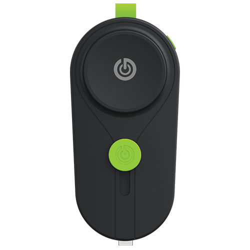 شاحن Goui Tic لساعة Apple مع باور بانك مدمج ومحمول للشحن أثناء السفر متوافق مع iPhone وiWatch مع شاشة بطارية LED (G-2IN1F-K)