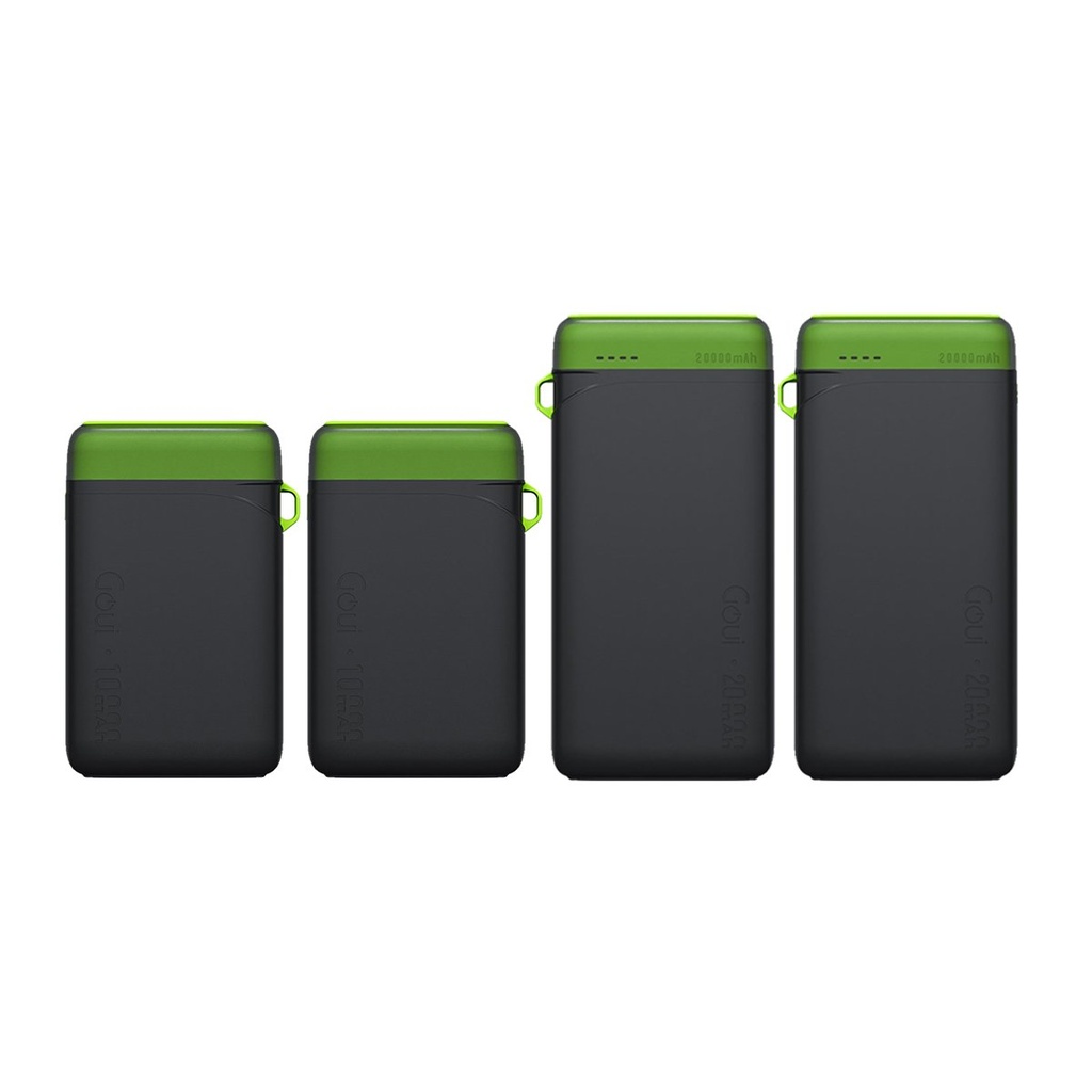Goui Pwani Power Bank Bundle 20000mAh and 10000mAh Fast Charging Triple Output Portable Battery Pack (Model.G-BUNDLE34)
