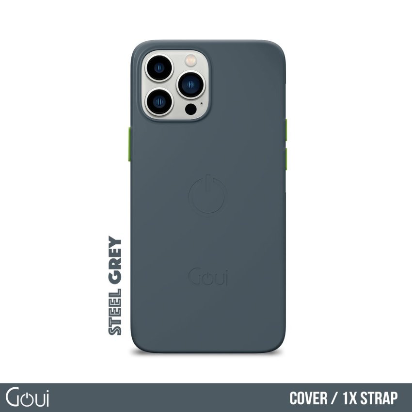 Goui Magnetic Case for iPhone 16 Pro (6.1") Shockproof Rubber Back Cover with Magnetic Bar Wireless Charging Compatible G-MAGENT16P