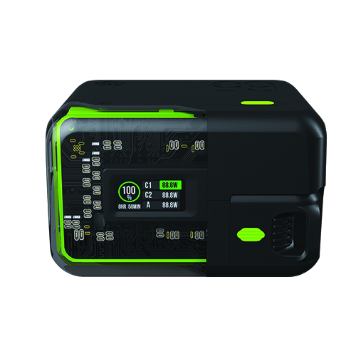 باور بانك Goui Titan بقدرة 65 واط وسعة 20000mAh للشحن فائق السرعة ومزود بمنفذ USB-C وUSB-A وشحن ثنائي الاتجاه لأجهزة اللابتوب والأجهزة اللوحية والهواتف الذكية بتصميم مدمج للسفر |G-PB65FM|