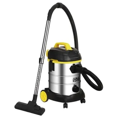 Winning Star 25L Dry Wet Vacuum Cleaner 1600W Copper Motor 16kPa Suction Stainless Steel Tank Multi Surface Cleaning |ST-5034|