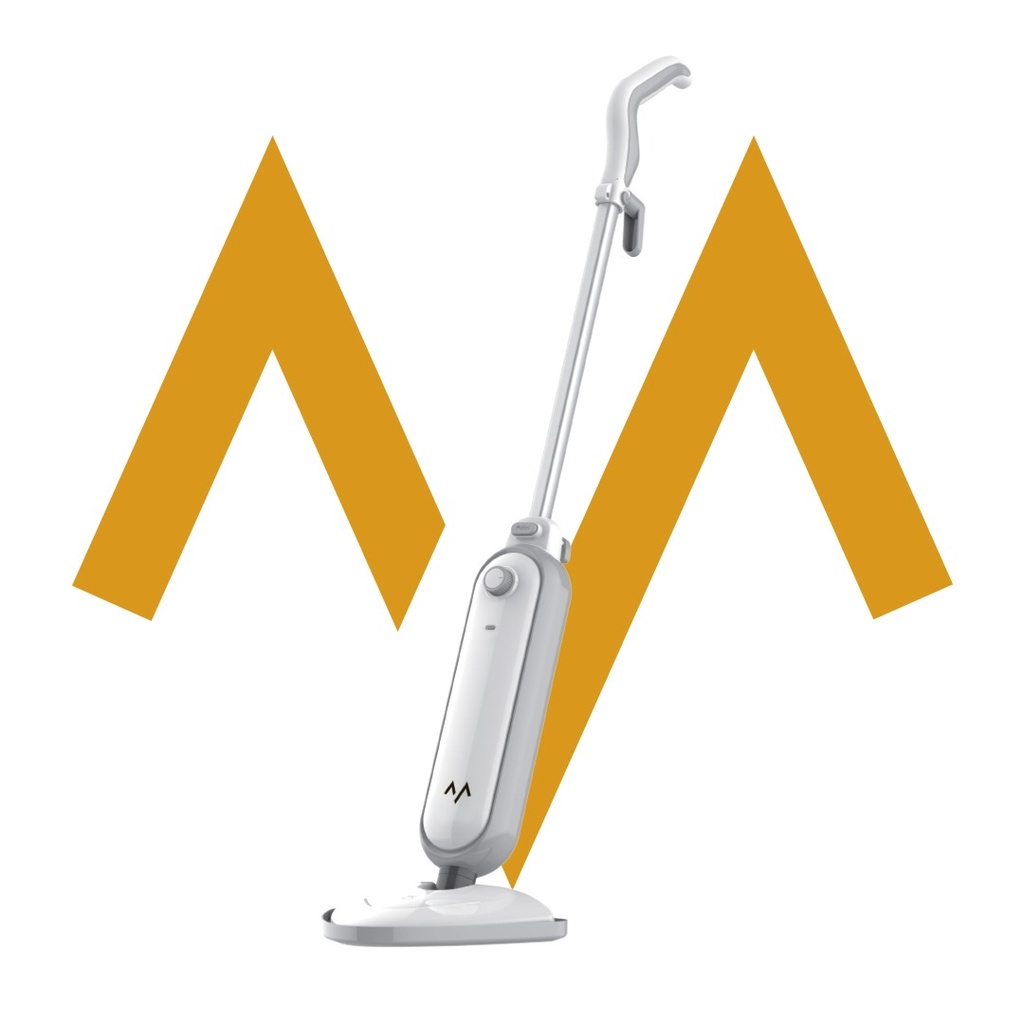 7MD Steam Mop 1300W High Temperature Steam Cleaner with 350ml Water Tank 99% Microbes elimination Power Fast Heating 5m Power Cord