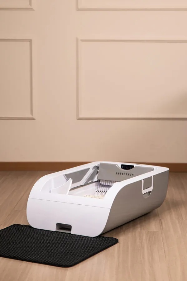 Hush Paws Automatic Self-Cleaning Cat Litter Box Button Version | MA1-11/12-PRO |