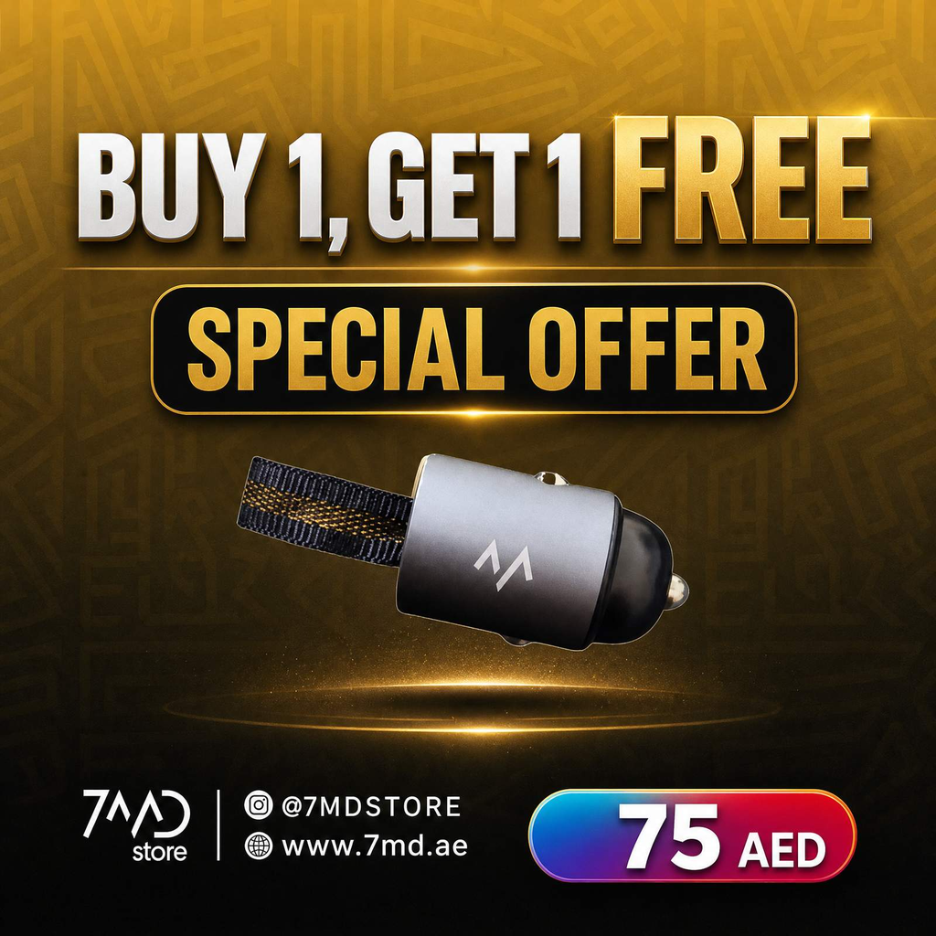 7MD Package Buy 1 Get 1 FREE - 7MD Mini Dual-Port 30W Fast Car Charger