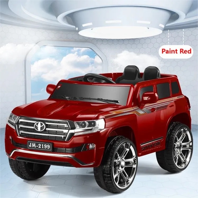 Toyota Land Cruiser Luxury Kids Ride 2023 - 12V Electric Toy Car 4X4 Rechargeable Ride On Vehicle for Ages 3‑8 | JM-2199A |