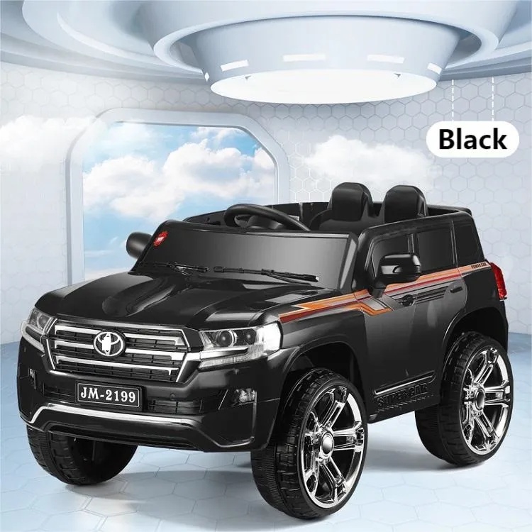 Toyota Land Cruiser Luxury Kids Ride 2023 - 12V Electric Toy Car 4X4 Rechargeable Ride On Vehicle for Ages 3‑8 | JM-2199A |