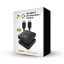 7MD 4K Bi-Direction HDMI Switch | 3 HDTV Ports | Plug & Play | 7MD-CS21 |