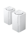 راوتر Mesh AC1200 (جهازين) – تغطية 2800 قدم²، بسرعة 1200 ميجابت، بتردد مزدوج 2.4GHz و5GHz، مع منفذ جيجابت وإعداد ذاتي | RD13 |