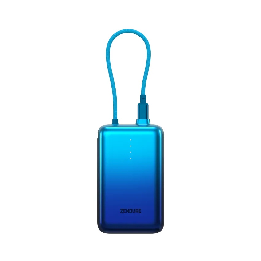 Zendure SuperMini Pro 20000mAh Power Bank | 30W PD Fast Charging | USB-C Built-in Cable | Compact & Portable Battery Pack | ZDSM20PD20-APRO |
