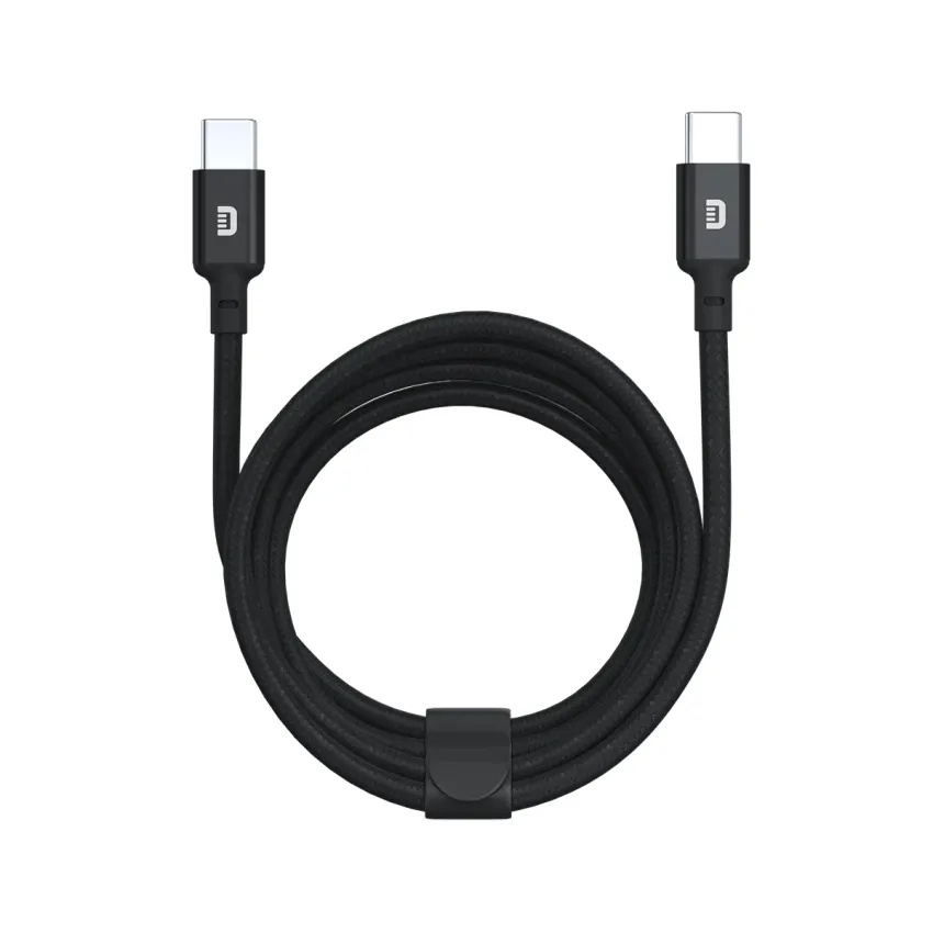 Zendure SuperCord USB-C to USB-C Fast Charging Cable – 1m, Nylon Braided, 50,000+ Bend Lifespan, Reinforced Strain Relief | ZDASAC2C-A |
