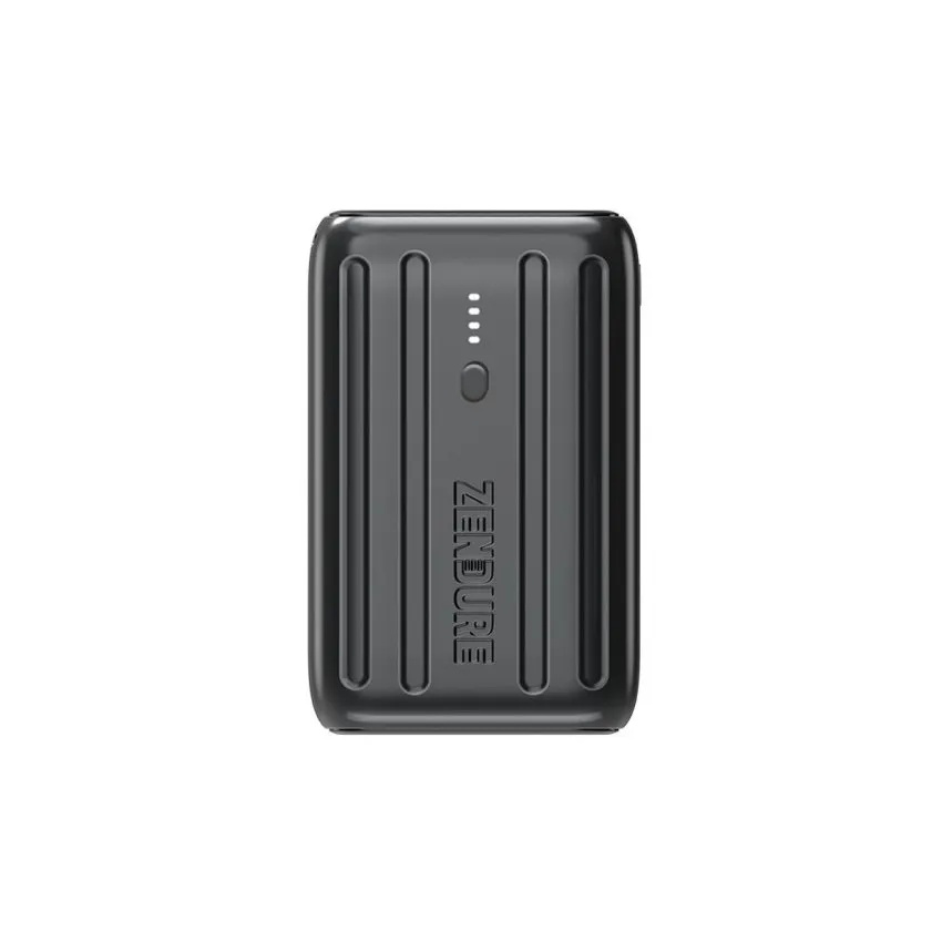 باور بانك سوبر ميني 20 بسعة 10000mAh من زندور - شحن سريع 20 واط PD - صغير بحجم البطاقة ومناسب للسفر | ZDSM10PD20-ob\s\b - FC |