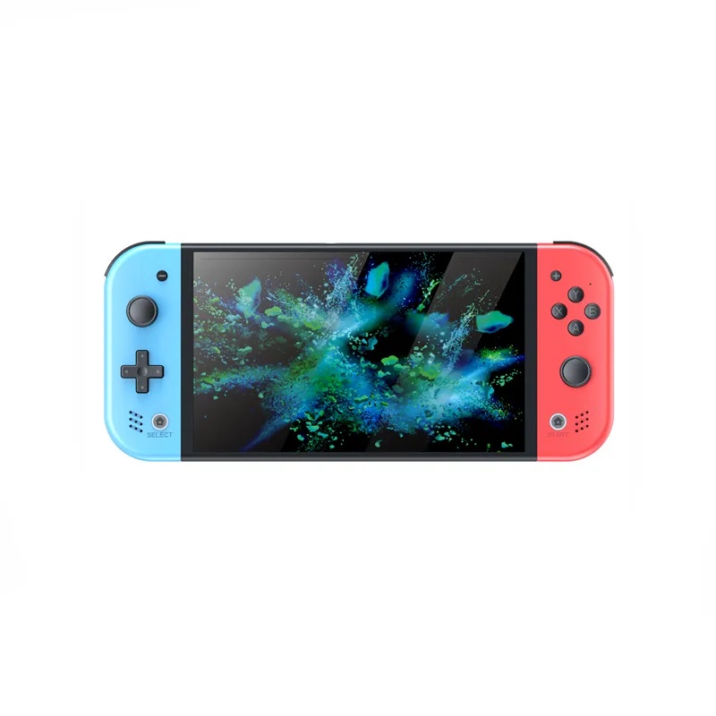 M20 Video Game Screen HD 7 inches Retro Handheld Game Console – RK3566 Quad-Core, IPS Display, EmuELEC 4.3, Bluetooth, Wireless Controller, TF Slot, 64GB, 4000mAh Battery