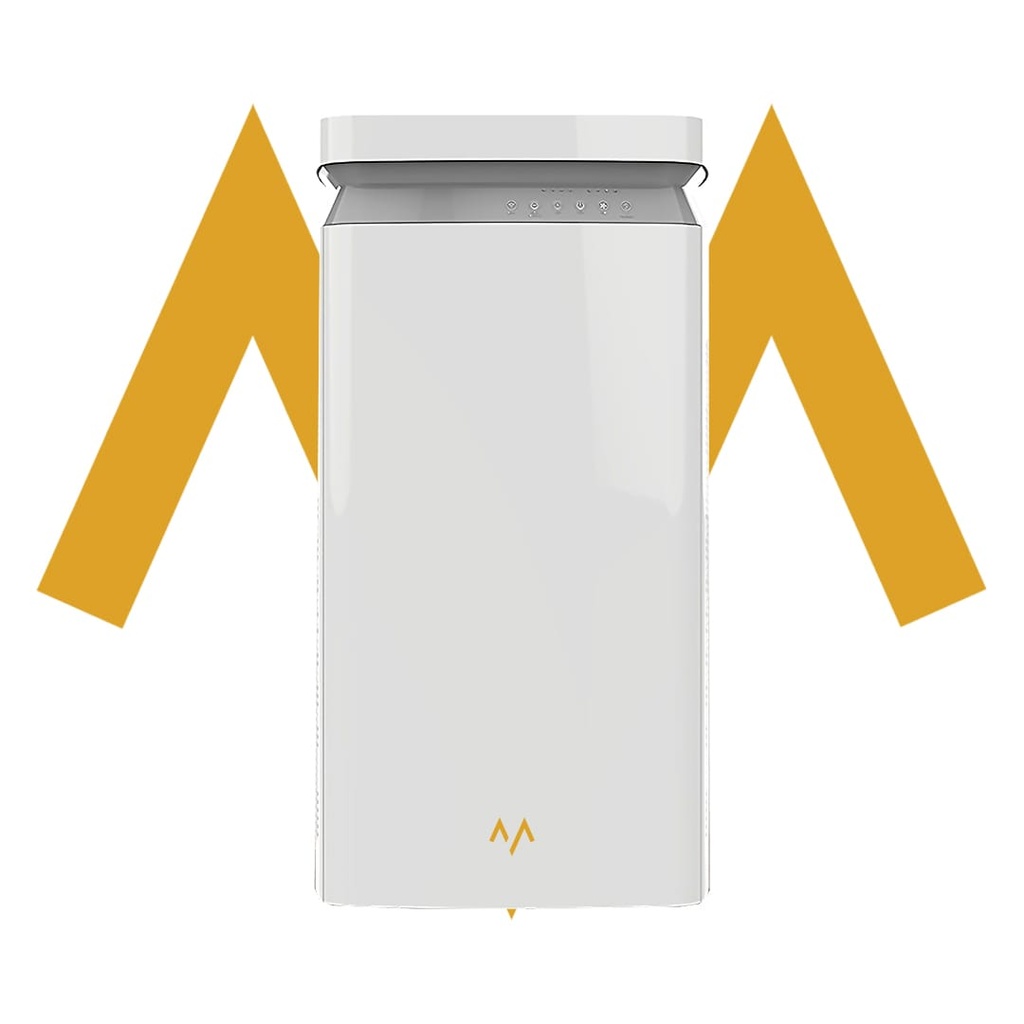 7MD Air Purifier for Home | HEPA Air Cleaner with 400m³/h Air Volume, Anion Purifier for Large Rooms 61㎡+ | Active & Passive Filtration System | 7MD-90A |