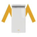 7MD Air Purifier for Home | HEPA Air Cleaner with 400m³/h Air Volume, Anion Purifier for Large Rooms 61㎡+ | Active & Passive Filtration System | 7MD-90A |