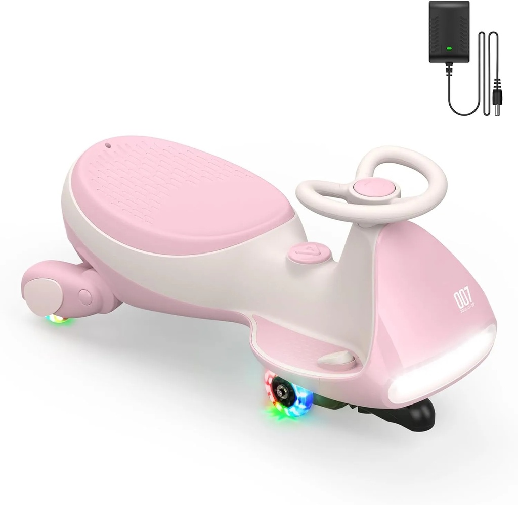 Mommy & Me Pro/Classic Electric Wiggle Car – Rechargeable Ride-On Toy with 12V Battery, PU Wheels & LED Display | MM-41625 |