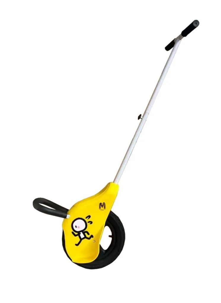 Mommy & Me Adventure Balance Scooter – One-Wheel Ride-On Toy with Handlebar for Kids Outdoor Fun