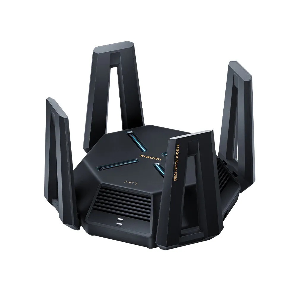 Xiaomi Router | WiFi 7 Mesh Gaming Router – 10Gbps Speed, 12X Amplifiers, 2.2GHz Enterprise Chipset, RGB, NFC & Smart Home Support | RC01 | BE10000 |